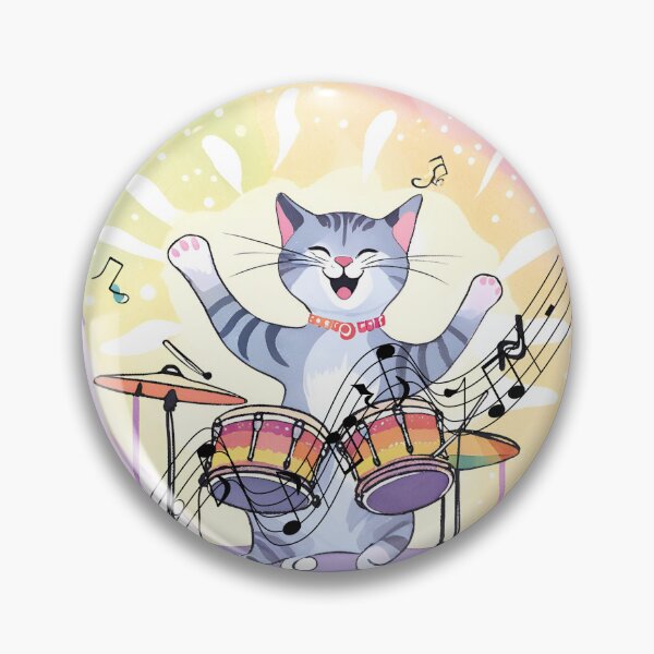 Item preview, Cat said Music Speaks where words fail designed and sold by Vibes-vintage.
