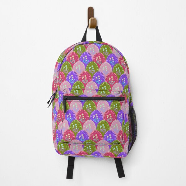 Item preview, Colorful Floral Scallop Pattern - Vibrant Folk Art Design designed and sold by Studio Dotsch.