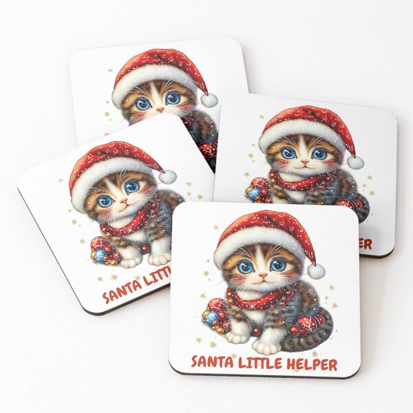 Item preview, Santa Little Kitten Helper designed and sold by BukkyStory.