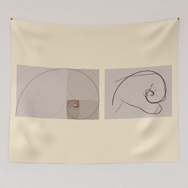 Item preview, GOLDEN RATIO SPIRAL designed and sold by RonnyMilleo.