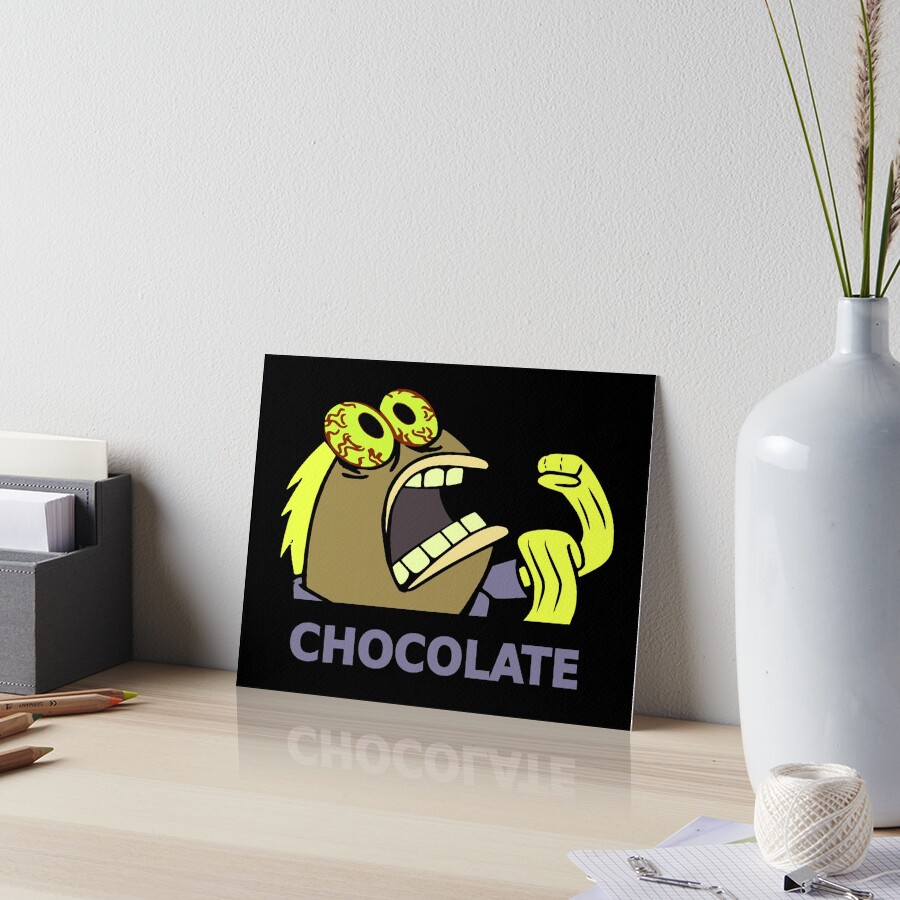 "Chocolate Fish from Spongebob" Art Board Print for Sale by cangurojoe