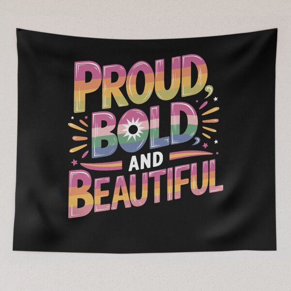 Item preview, Proud Bold and Beautiful Statement designed and sold by InsanseCreation.