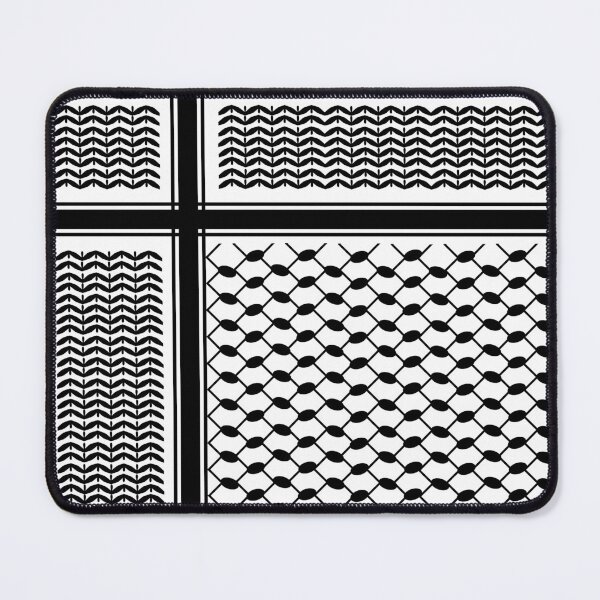 Item preview, Palestine PLO Keffiyeh Shemagh Ghutra Ghutrah, Hatta Pattern designed and sold by Pinkandfurryous.