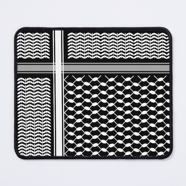 Item preview, Palestine PLO Keffiyeh Shemagh Ghutra Ghutrah, Hatta Pattern designed and sold by Pinkandfurryous.