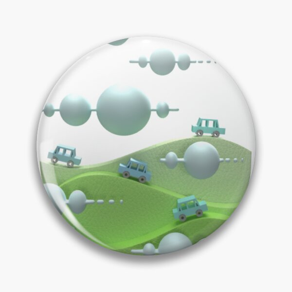 Item preview, Serene Journey- Minimalist Landscape in 3D designed and sold by My-fake-places.