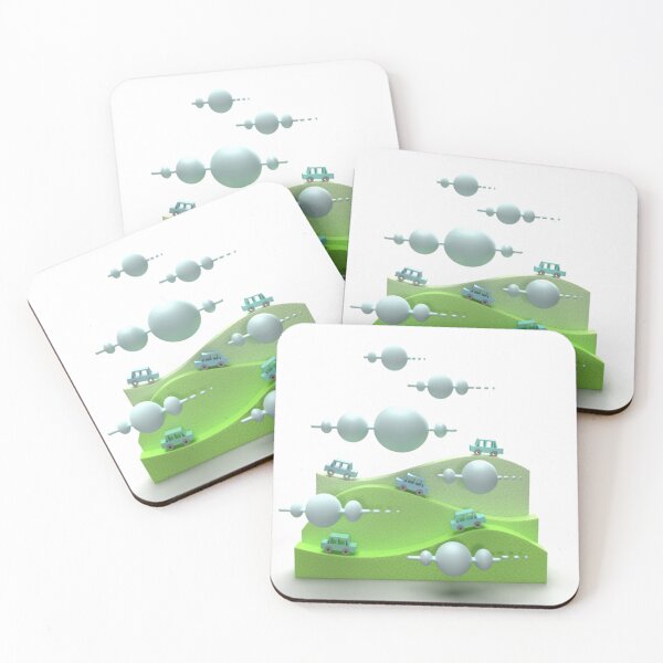 Item preview, Serene Journey- Minimalist Landscape in 3D designed and sold by My-fake-places.