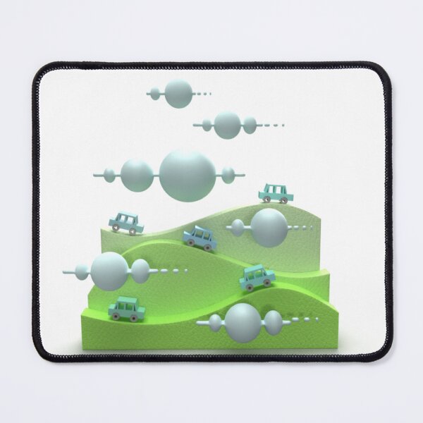 Item preview, Serene Journey- Minimalist Landscape in 3D designed and sold by My-fake-places.