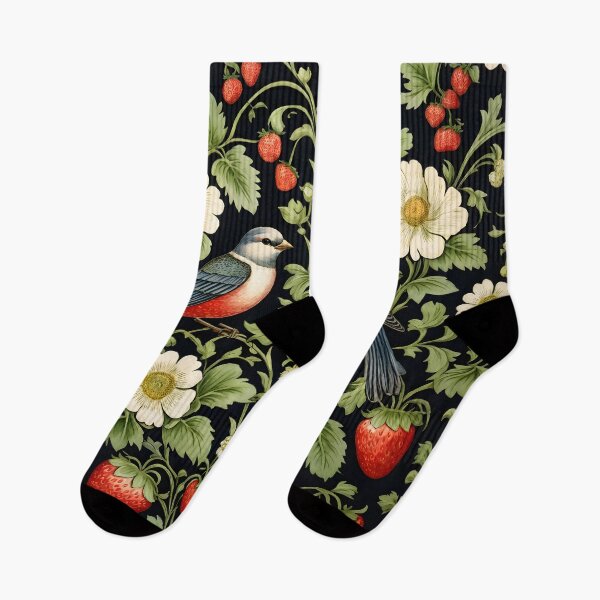 Item preview, Strawberries and birds designed and sold by MarisePix.