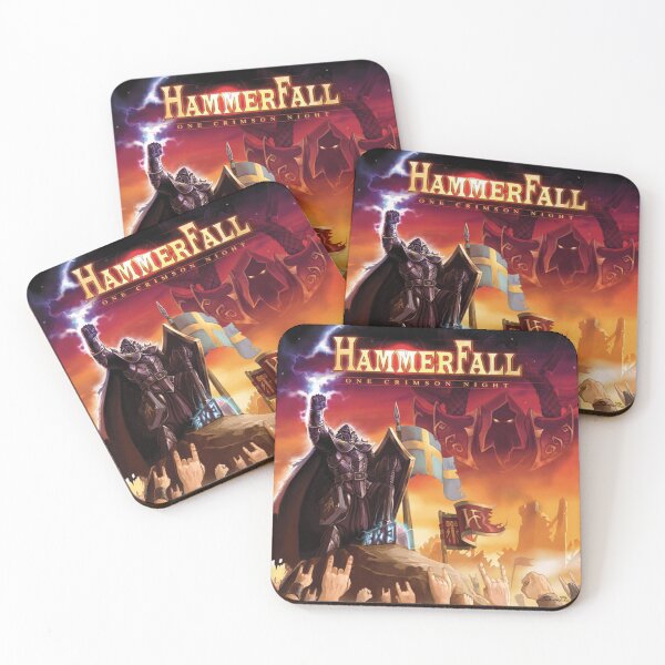 Aperçu de l'œuvre HammerFall - Album Une nuit pourpre 2003 créée et vendue par Jennifer-lab.