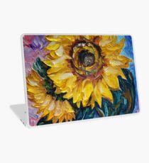Diese Sonnenblume aus dem Sonnenblumenstaat von OLena Art - Brand Laptop Folie