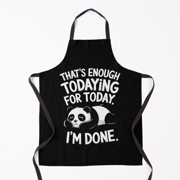 Item preview, Funny Panda That's Enough For Today designed and sold by InsanseCreation.