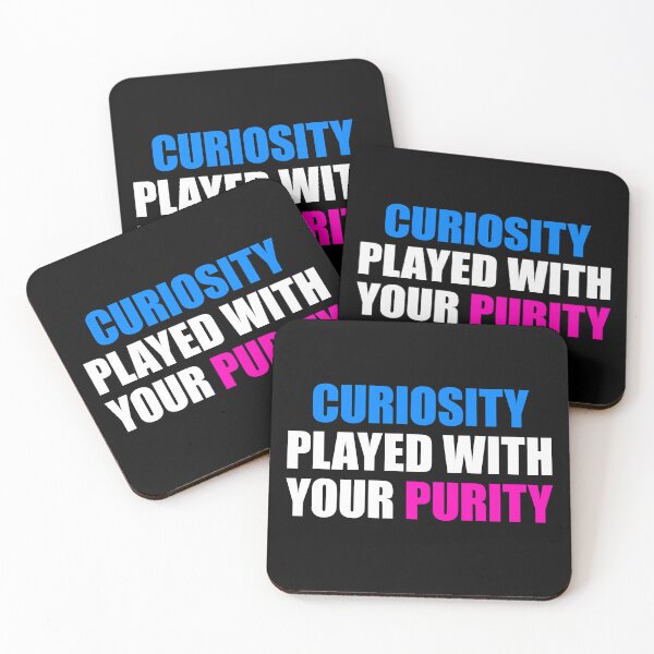 Item preview, Curiosity Played With Purity Bold designed and sold by FlyShop1.