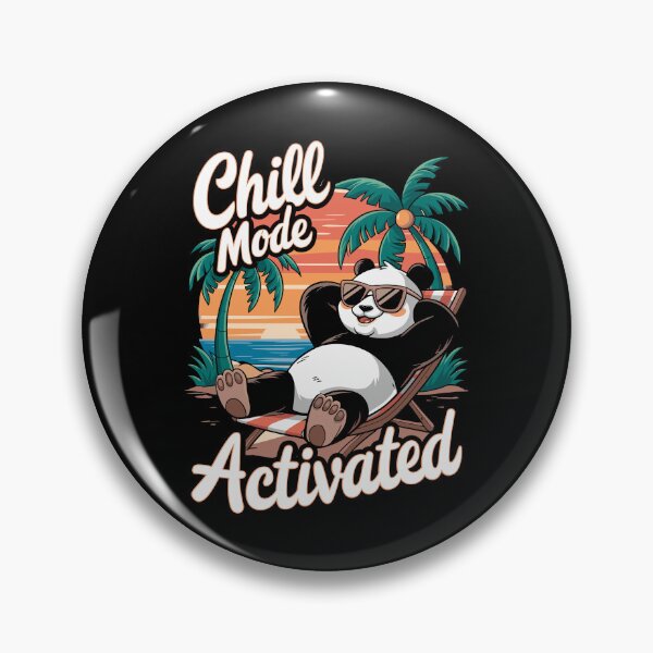 Item preview, Chill Mode Activated Relaxing Panda designed and sold by InsanseCreation.