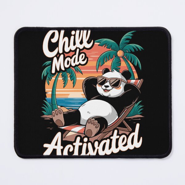 Item preview, Chill Mode Activated Relaxing Panda designed and sold by InsanseCreation.