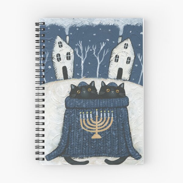 Item preview, The Hanukkah Sweater Cats designed and sold by KilkennyCat Art.