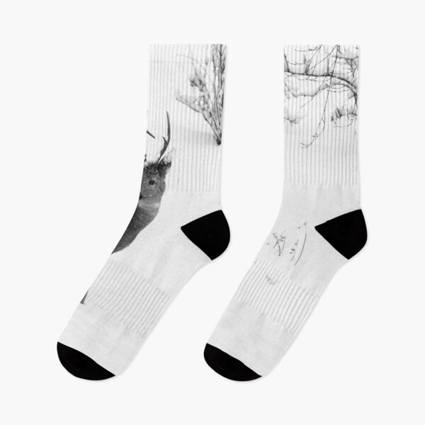 Item preview, Forward or backward where shoud I go. Roe deer bw designed and sold by Jouko Lehto Photography.