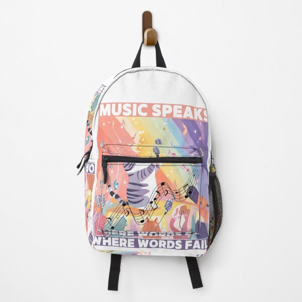 Item preview, Cat said Music Speaks where words fail designed and sold by Vibes-vintage.