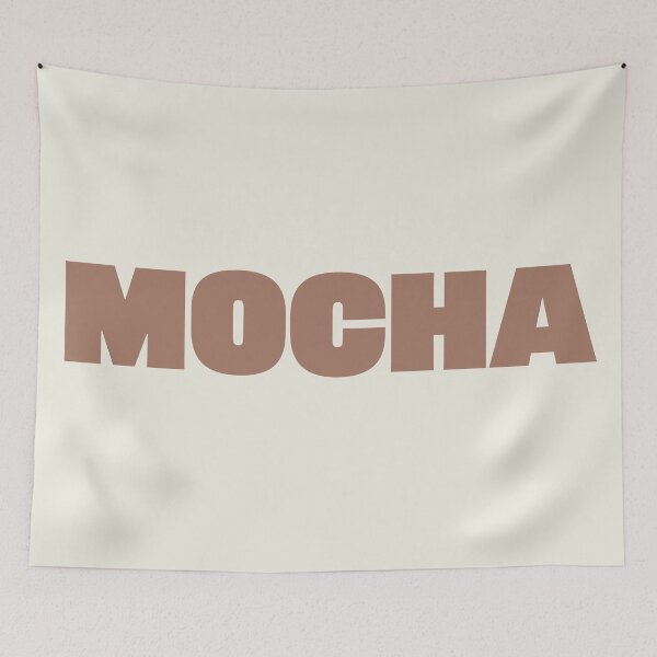 Item preview, Mocha Typography designed and sold by ellenhenry.