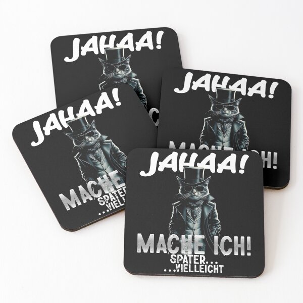 Item preview, Jahaa Mache Mache Ich Später Vielleicht - Cool Katze - Lustiges Zitat  designed and sold by Smix Pixels.