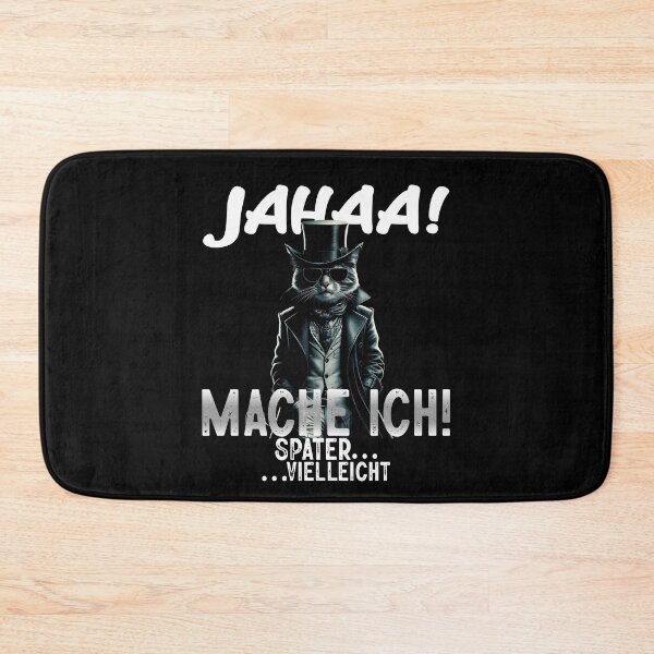 Item preview, Jahaa Mache Mache Ich Später Vielleicht - Cool Katze - Lustiges Zitat  designed and sold by Smix Pixels.