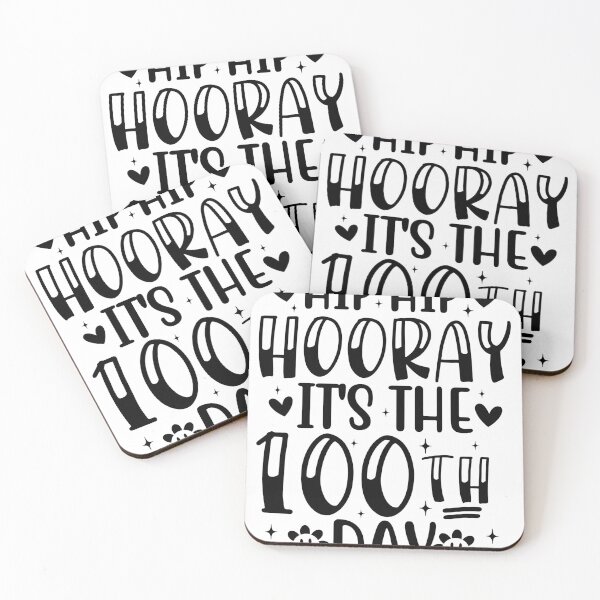 Item preview,  Hip Hip Hooray! It's the 100th Day designed and sold by Belhbib Art ⭐⭐⭐⭐⭐.