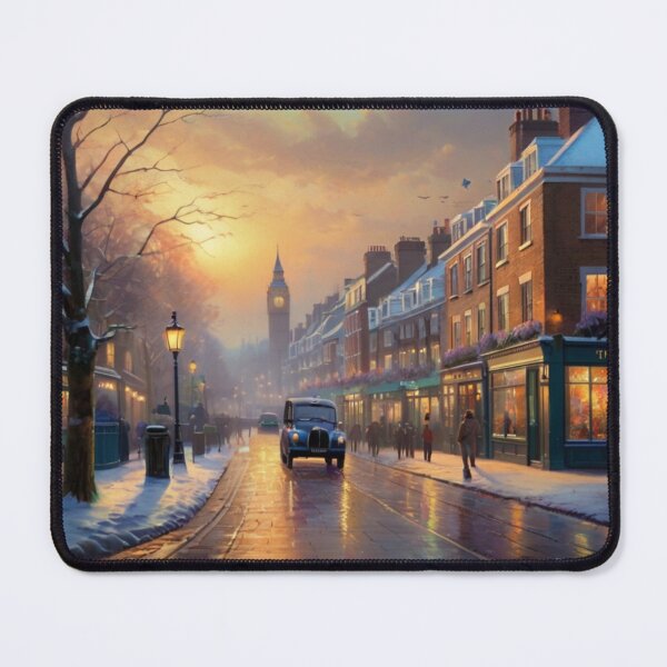 Item preview, London Streets Blanketed in Winter’s Glow designed and sold by BlareBlare.