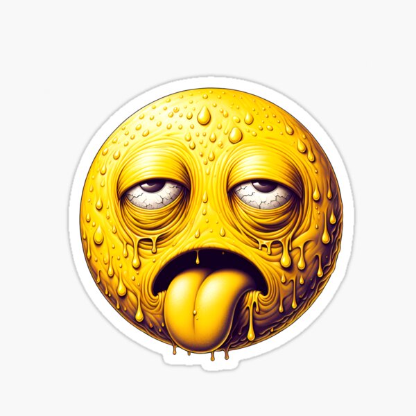 Item preview, Emoticon Melting in Heat designed and sold by Dee Dee.