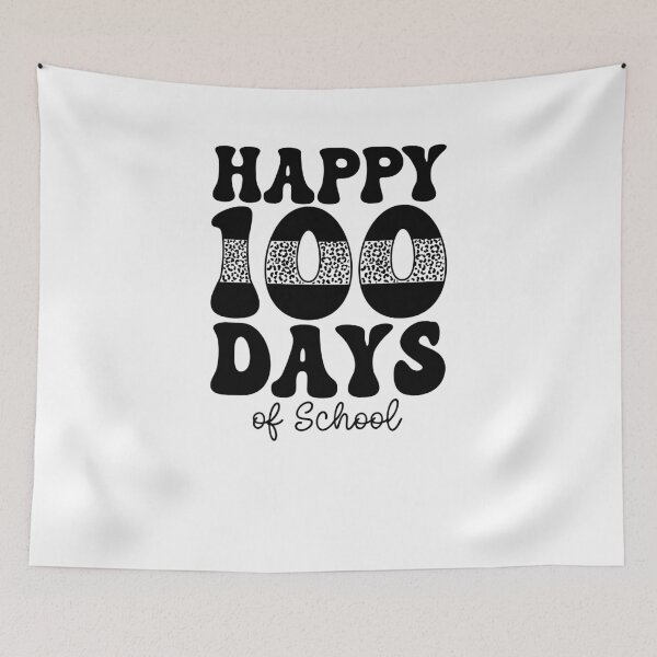 Item preview,  Happy 100 Days Celebration designed and sold by Belhbib Art ⭐⭐⭐⭐⭐.