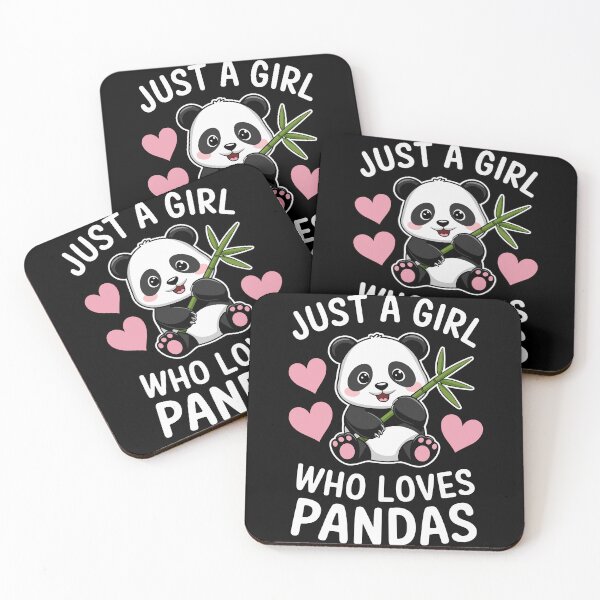 Item preview, Just a Girl Who Loves Pandas designed and sold by InsanseCreation.