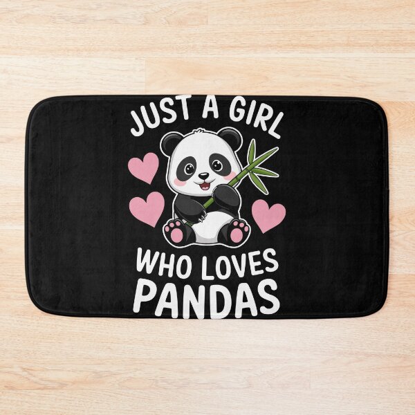 Item preview, Just a Girl Who Loves Pandas designed and sold by InsanseCreation.