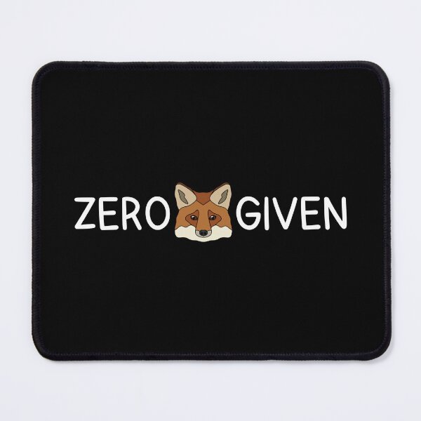 Item preview, (Version for DARK COLORED Items) ZERO FOX GIVEN (Red Fox) designed and sold by chicorycreative.