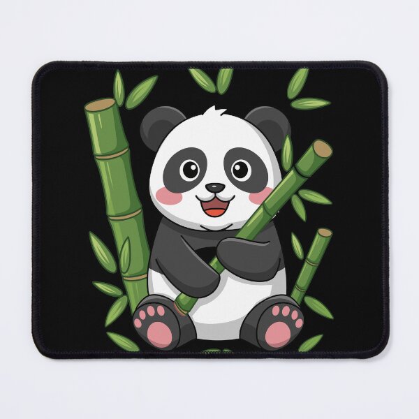 Item preview, Adorable Panda Eating Bamboo designed and sold by InsanseCreation.