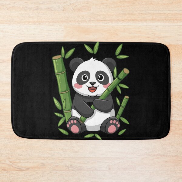 Item preview, Adorable Panda Eating Bamboo designed and sold by InsanseCreation.
