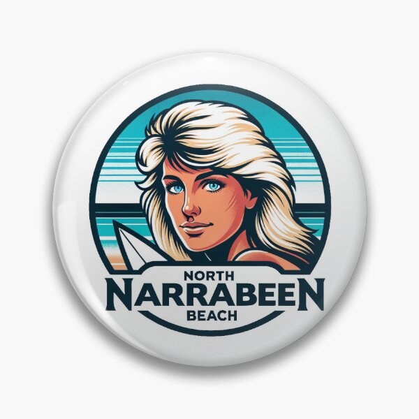 Item preview, North Narrabeen Beach Lady Surfer designed and sold by NB-ArtHouse.