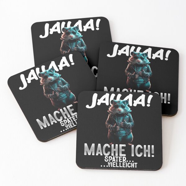 Item preview, Jahaa Mache Mache Ich Später Vielleicht - Cool Hamster - Lustiges Zitat  designed and sold by Smix Pixels.