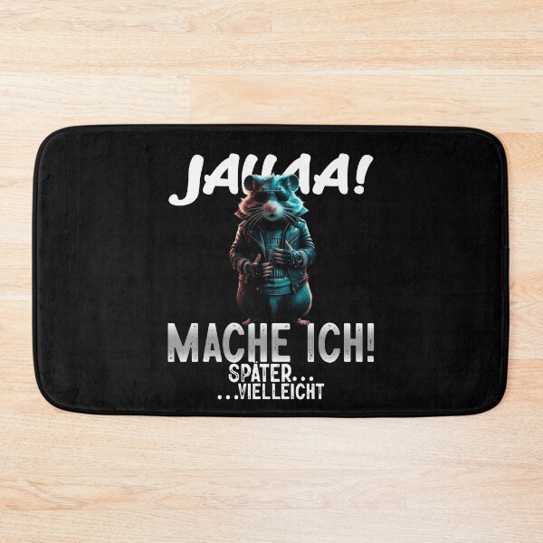 Item preview, Jahaa Mache Mache Ich Später Vielleicht - Cool Hamster - Lustiges Zitat  designed and sold by Smix Pixels.