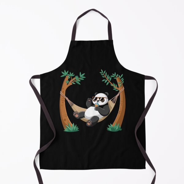 Item preview, Cute Panda Relaxing in Hammock With Sunglasses designed and sold by InsanseCreation.