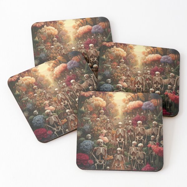 Item preview, Vintage Skeletons Flowers Design designed and sold by BaraccaStore.