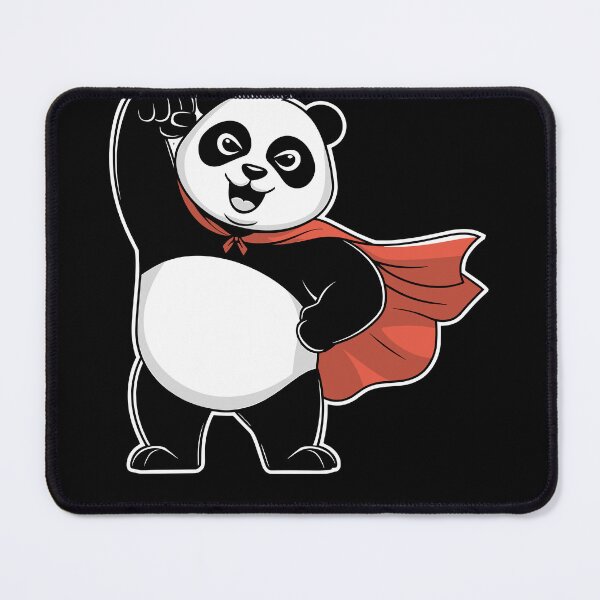 Item preview, Superhero Panda with Red Cape designed and sold by InsanseCreation.