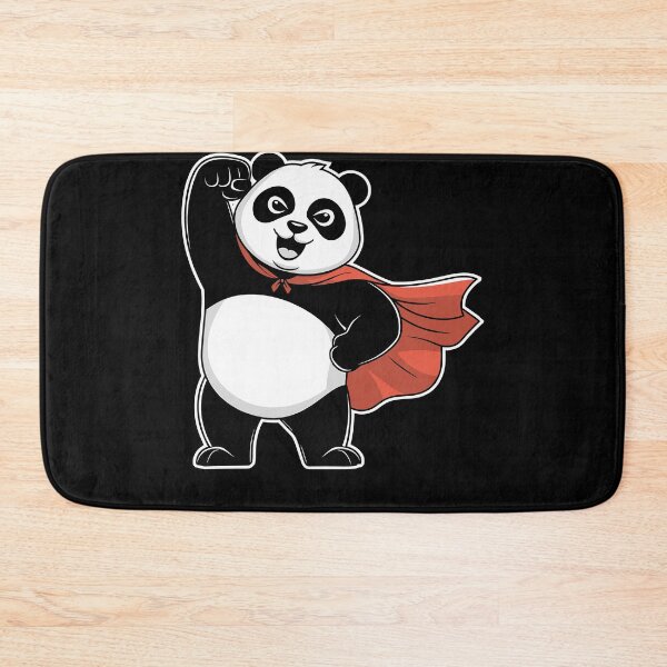 Item preview, Superhero Panda with Red Cape designed and sold by InsanseCreation.
