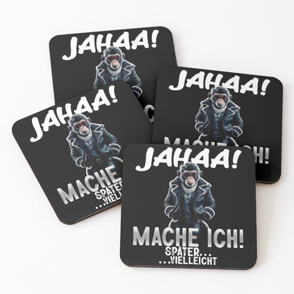Item preview, Jahaa Mache Mache Ich Später Vielleicht - Cool Affe  - Lustiges Zitat  designed and sold by Smix Pixels.