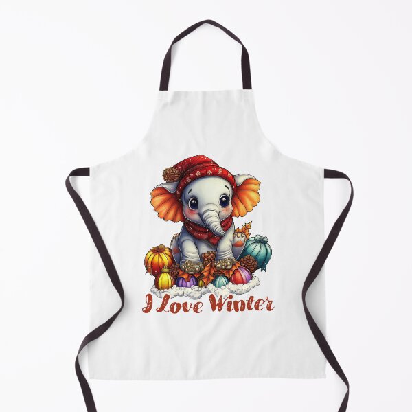 Item preview, Winter Loving Elephant designed and sold by BukkyStory.