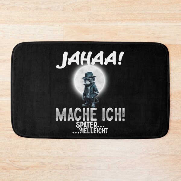 Item preview,  Jahaa Mache Mache Ich Später Vielleicht - Cool Affe Mit Mond  - Lustiges Zitat  designed and sold by Smix Pixels.