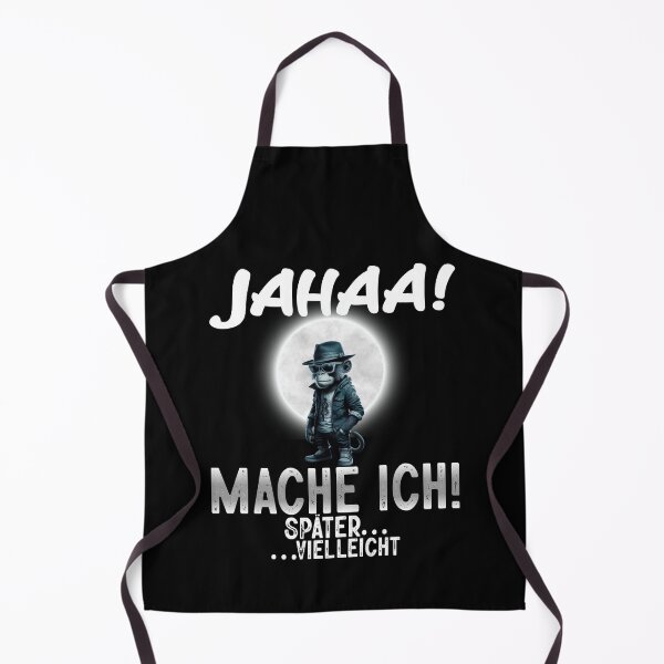 Item preview,  Jahaa Mache Mache Ich Später Vielleicht - Cool Affe Mit Mond  - Lustiges Zitat  designed and sold by Smix Pixels.