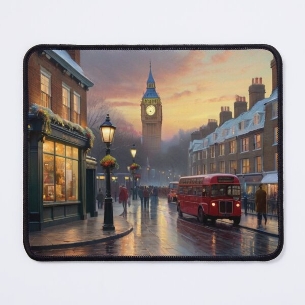 Item preview, London’s Winter Streets Wrapped in Snow designed and sold by BlareBlare.