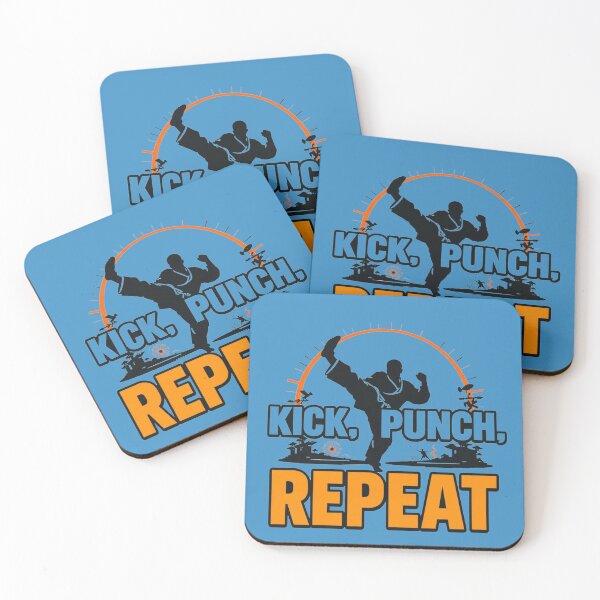 Item preview, Martial Arts Mastery Punch Kick Repeat Karate Kung Fu Combat designed and sold by Kia Blaze.