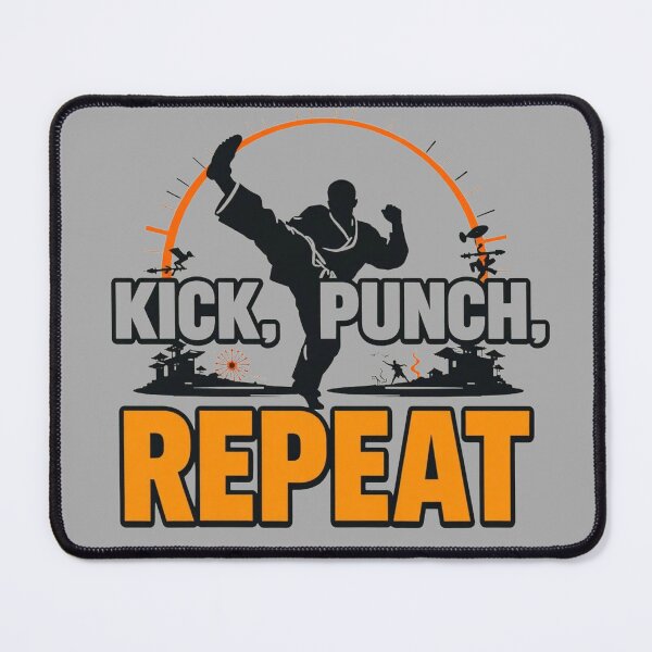 Item preview, Martial Arts Mastery Punch Kick Repeat Karate Kung Fu Combat designed and sold by Kia Blaze.