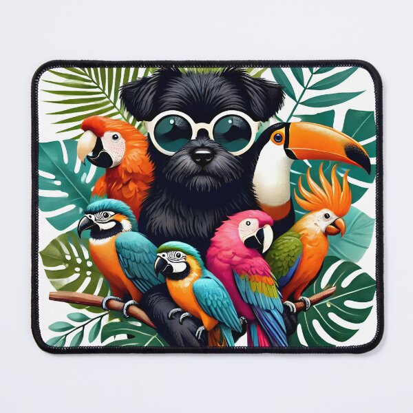 Item preview, Black Dog in Paradise designed and sold by XaviChateau.