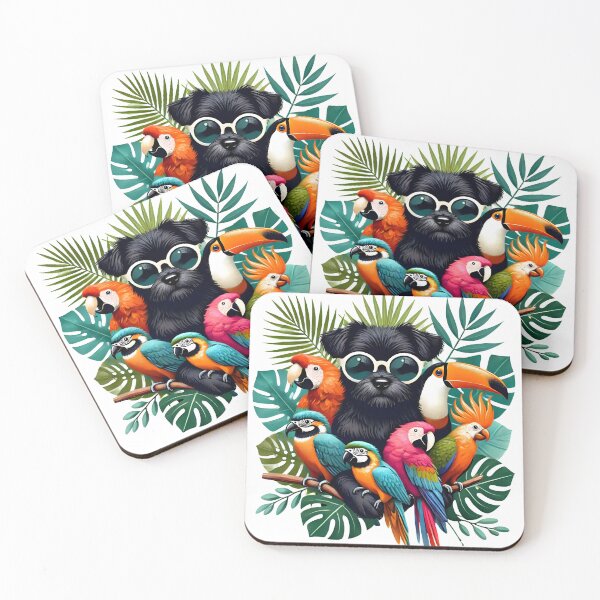 Item preview, Black Dog in Paradise designed and sold by XaviChateau.