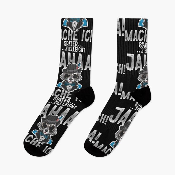 Item preview, Jahaa Mache Mache Ich Später Vielleicht - Cool Waschbär - Lustiges Zitat  designed and sold by Smix Pixels.